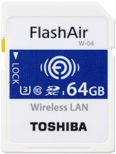 Thẻ nhớ SD WirelessToshiba WiFi 64GB  FlashAir W-04 U3 