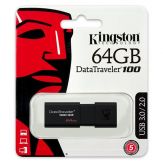 Kingston Digital DataTraveler 64GB 100 G3 (DT100G3/64GB)