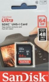 Thẻ nhớ Sandisk Ultra SDXC 64GB-48mb/s